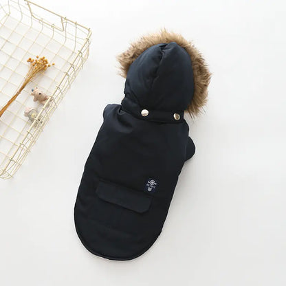 Hooded Cotton Coat for Dogs
