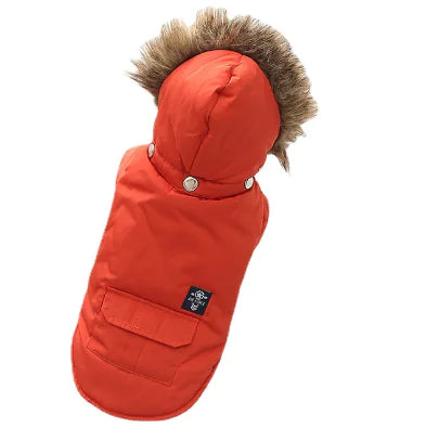 Hooded Cotton Coat for Dogs