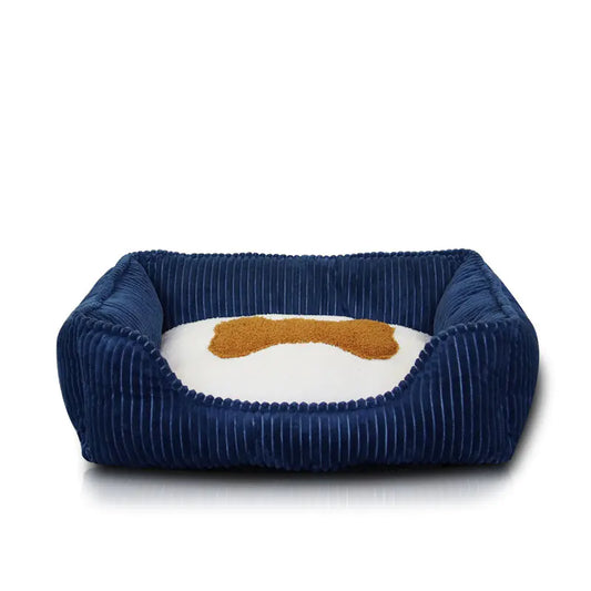 Washable Square Winter Pet Bed for Deep Sleep